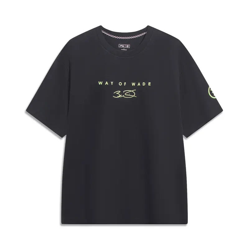 

Футболка Wade Collection мужская черная Lining, черный