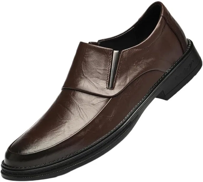 Лоферы мужские кожаные итальянские, Brown UOPYNE