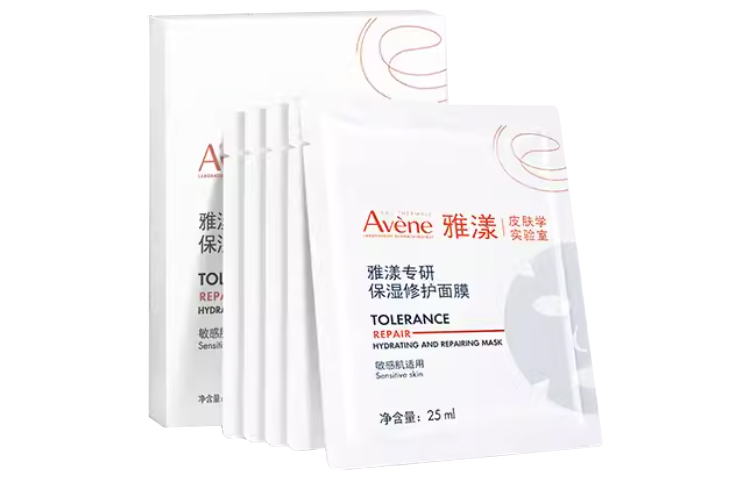 Увлажняющая и восстанавливающая тканевая маска для лица Avène Tolerance Repair, 25 мл*30 — фото 3
