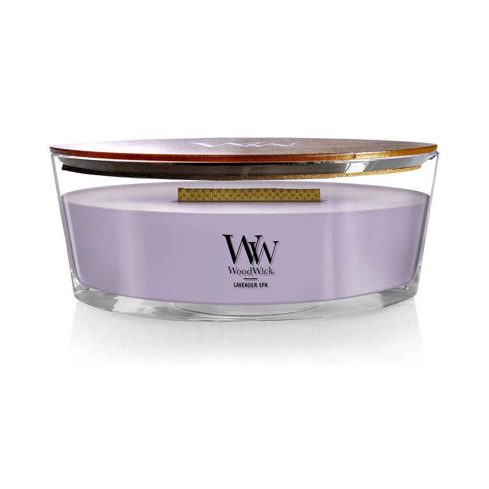 

Свеча WoodWick Lavender Spa Ellipse, цвет Lavender