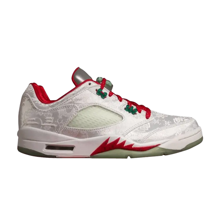 

Кроссовки Air Jordan CLOT x Air Jordan 5 Retro Low 'White Silk 20th Anniversary', белый