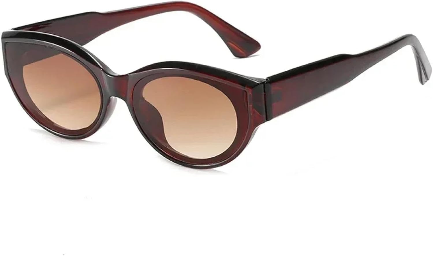 

Солнцезащитные очки с защитой от УФ-излучения UV400 | Градиентные линзы "кошачий глаз" | Для женщин и мужчин, для занятий спортом на открытом воздухе и вождения DSVIGF, 6-darkbrown-tea