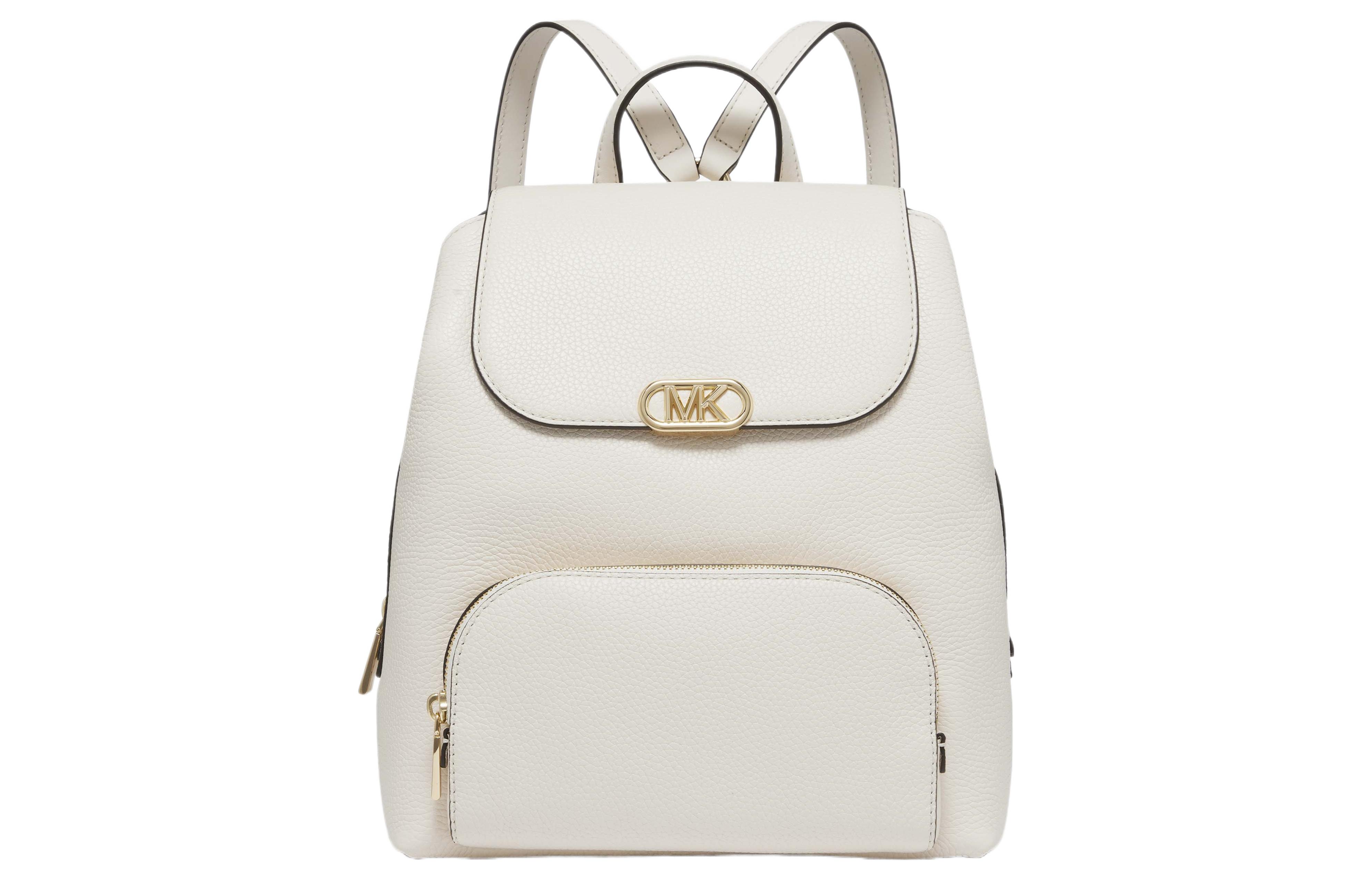 

MICHAEL KORS Средняя женская сумка рюкзак из коровьей кожи белая