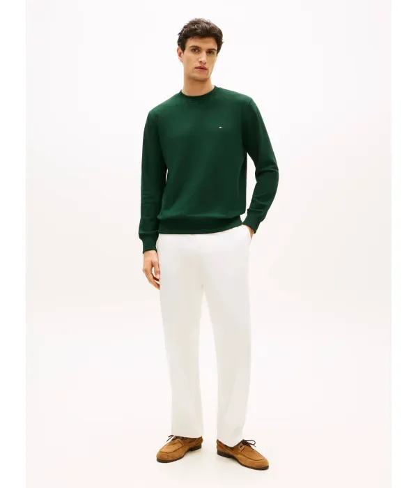Толстовка TERRY regular fit Tommy Hilfiger, бутылочно-зеленый — фото 2