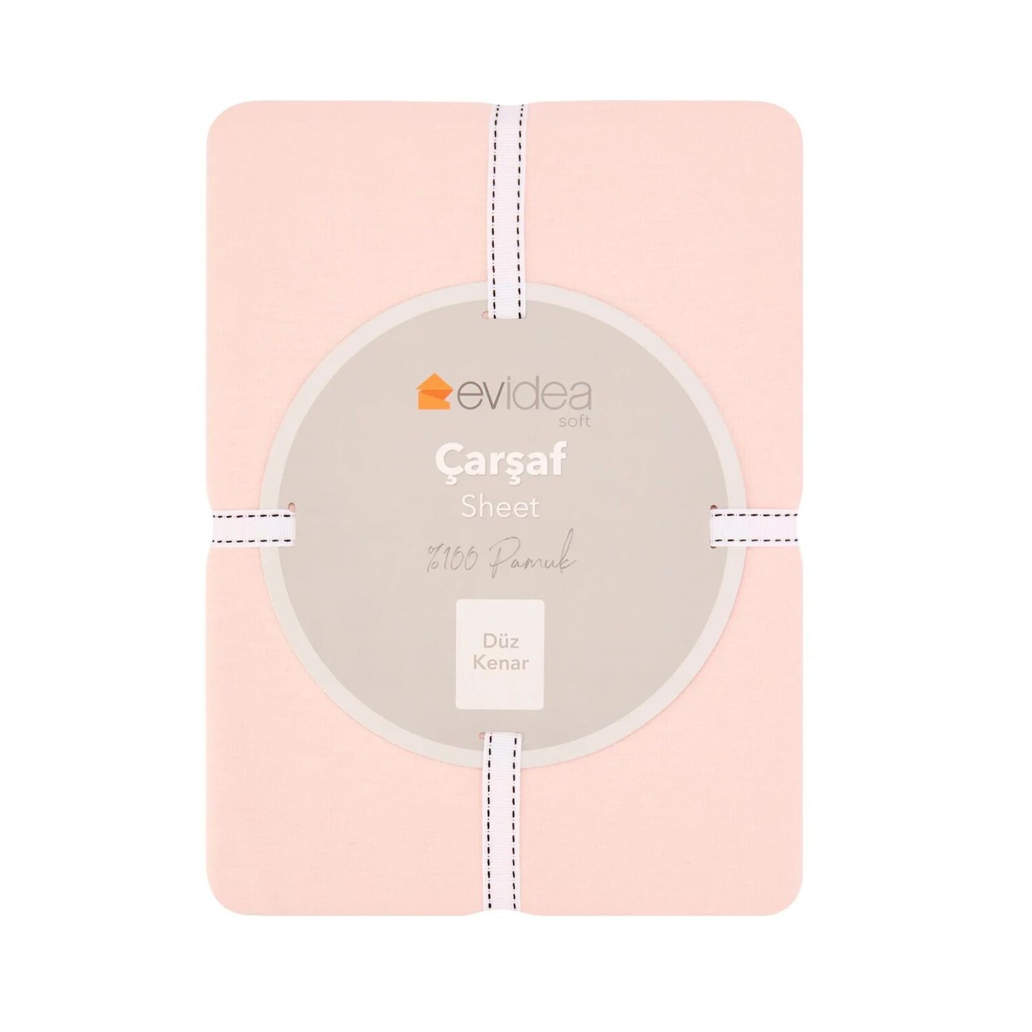 

Простыня Evidea Soft King Size с прямыми краями - Розовый - 260x280 см