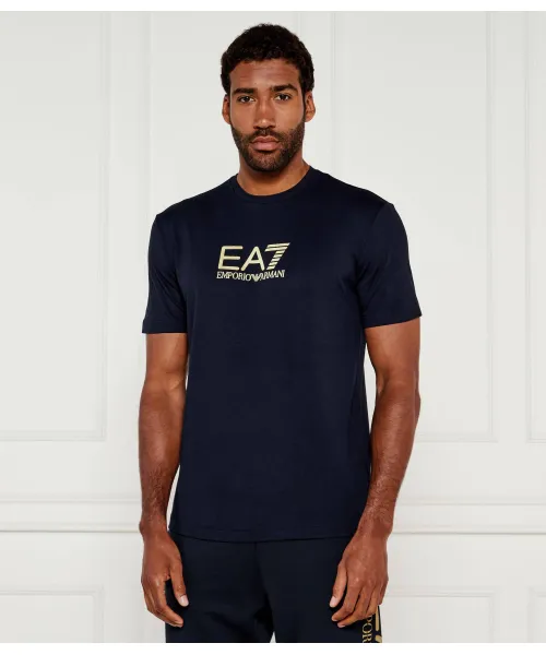 

Футболка Slim fit Ea7, синий