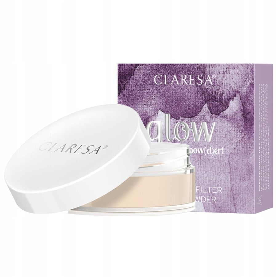 

Рассыпчатая пудра-хайлайтер Claresa Glow Super Pow(D)er Puderek