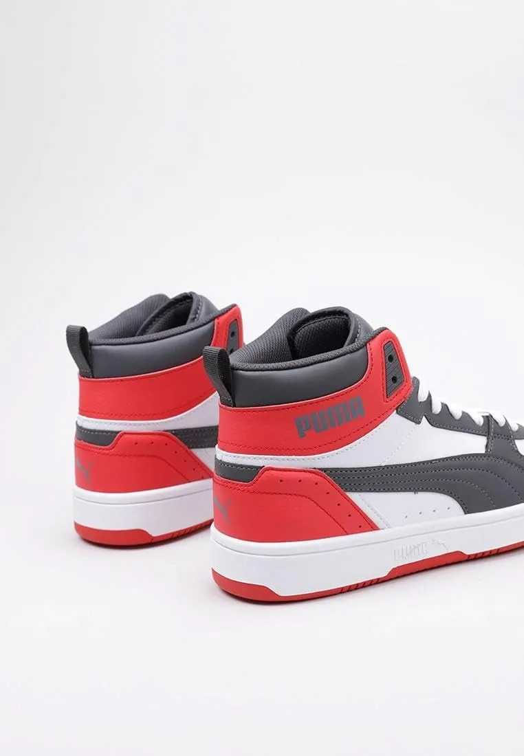Кроссовки Puma унисекс Puma Rebound JoySneaker, белый/красный — фото 2