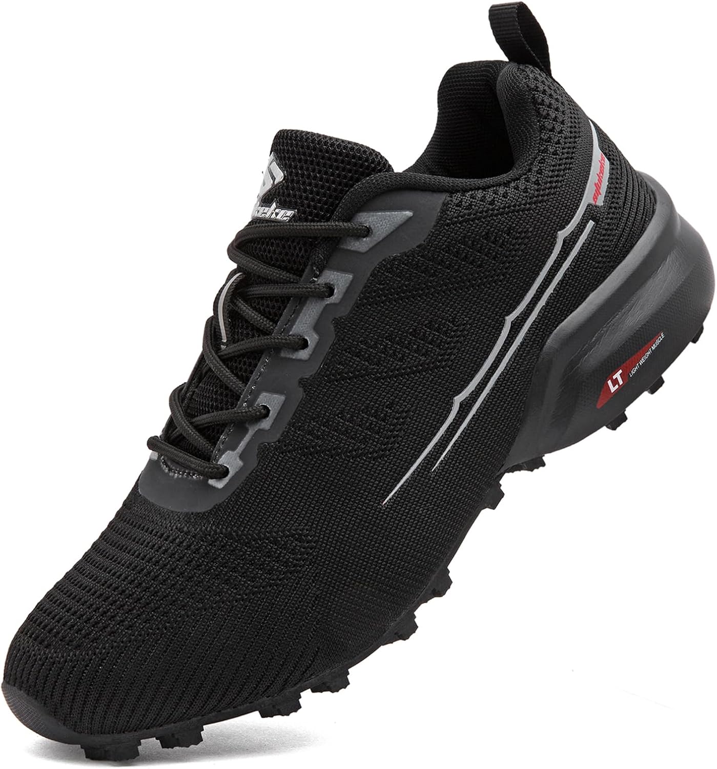 

Мужские кроссовки для трейлраннинга Легкие Дышащие Для ходьбы и походов Спортивная обувь для улицы Теннис и кросс-тренинг Unitysow, черный