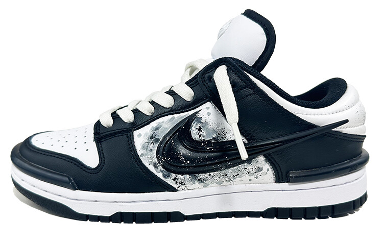 

Кроссовки Nike Dunk Skateboard Shoes Women's Low-Top Black White, Черный, Кроссовки Nike Dunk Skateboard Shoes Women's Low-Top Black White