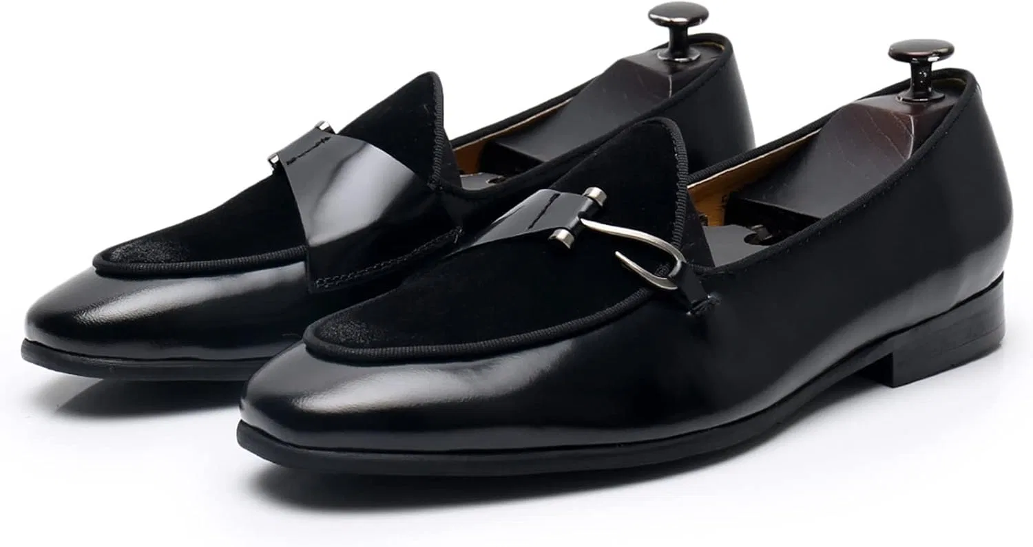 Лоферы кожаные Monk Shoes, черный TTiiLoe