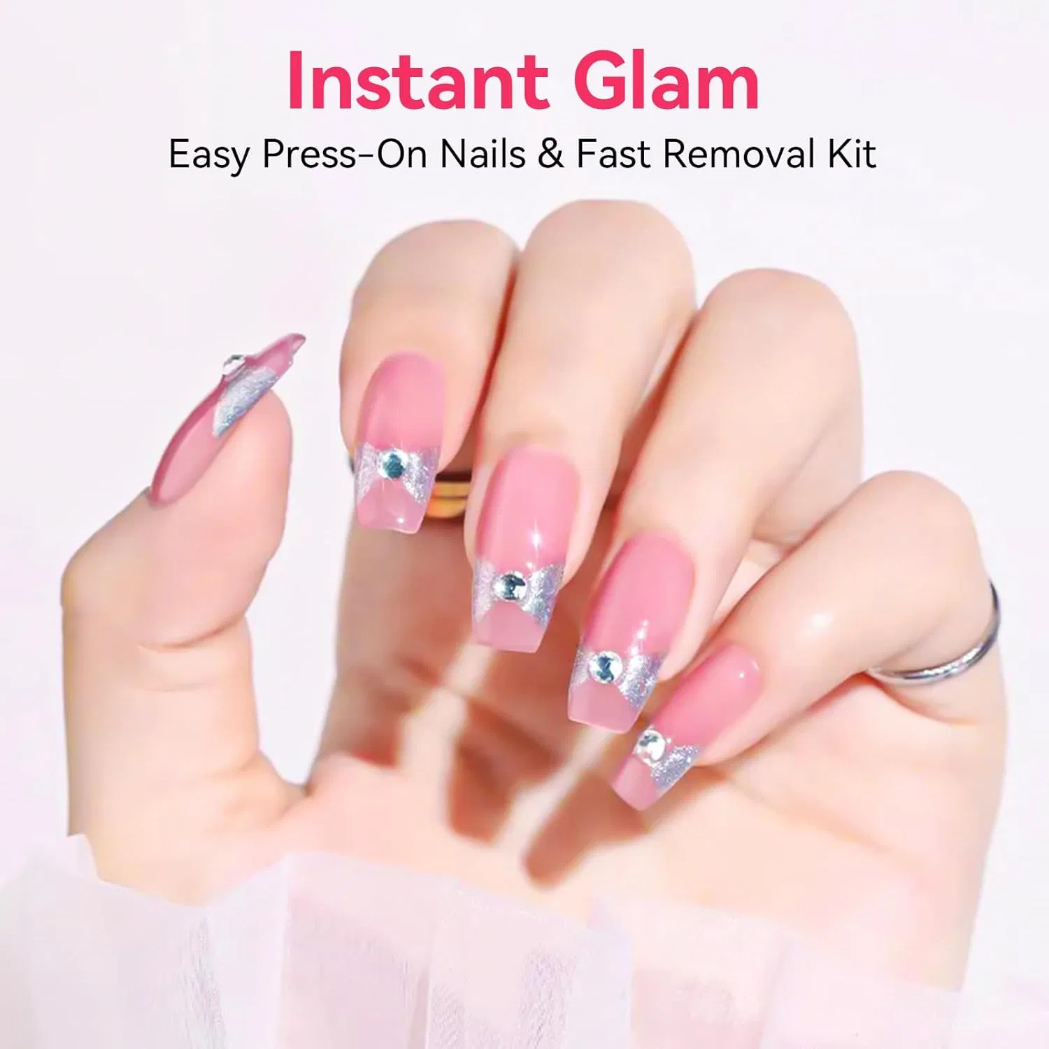Набор клея для накладных ногтей Makartt с ремувером, 2 шт. по 20 мл Makartt, 20 Ml Semi-Nail Glue Set With Remover — фото 2
