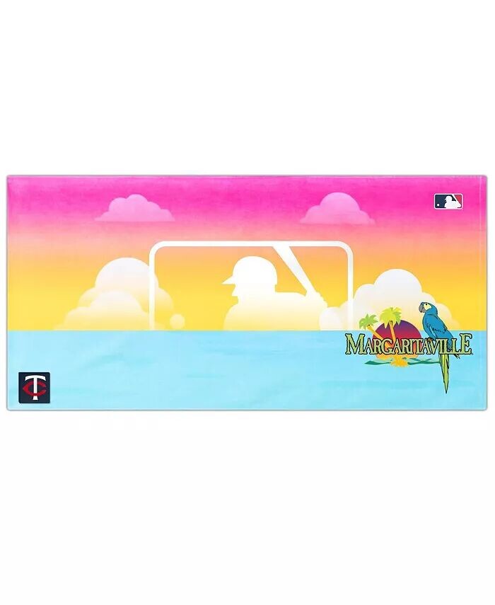 

Пляжное полотенце Minnesota Twins Team Margaritaville, белый