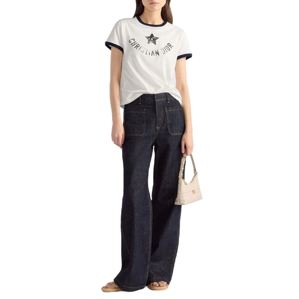 Футболка Regular Women's DIOR, белый — фото 4