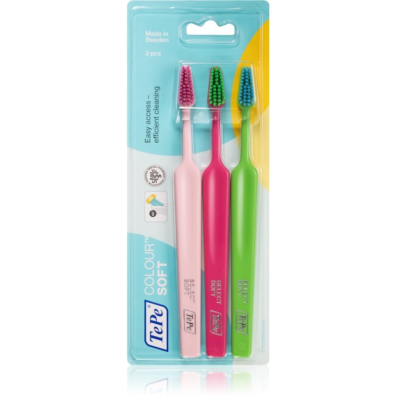 

Зубные щетки TePe Colour Soft мягкие 3 шт.