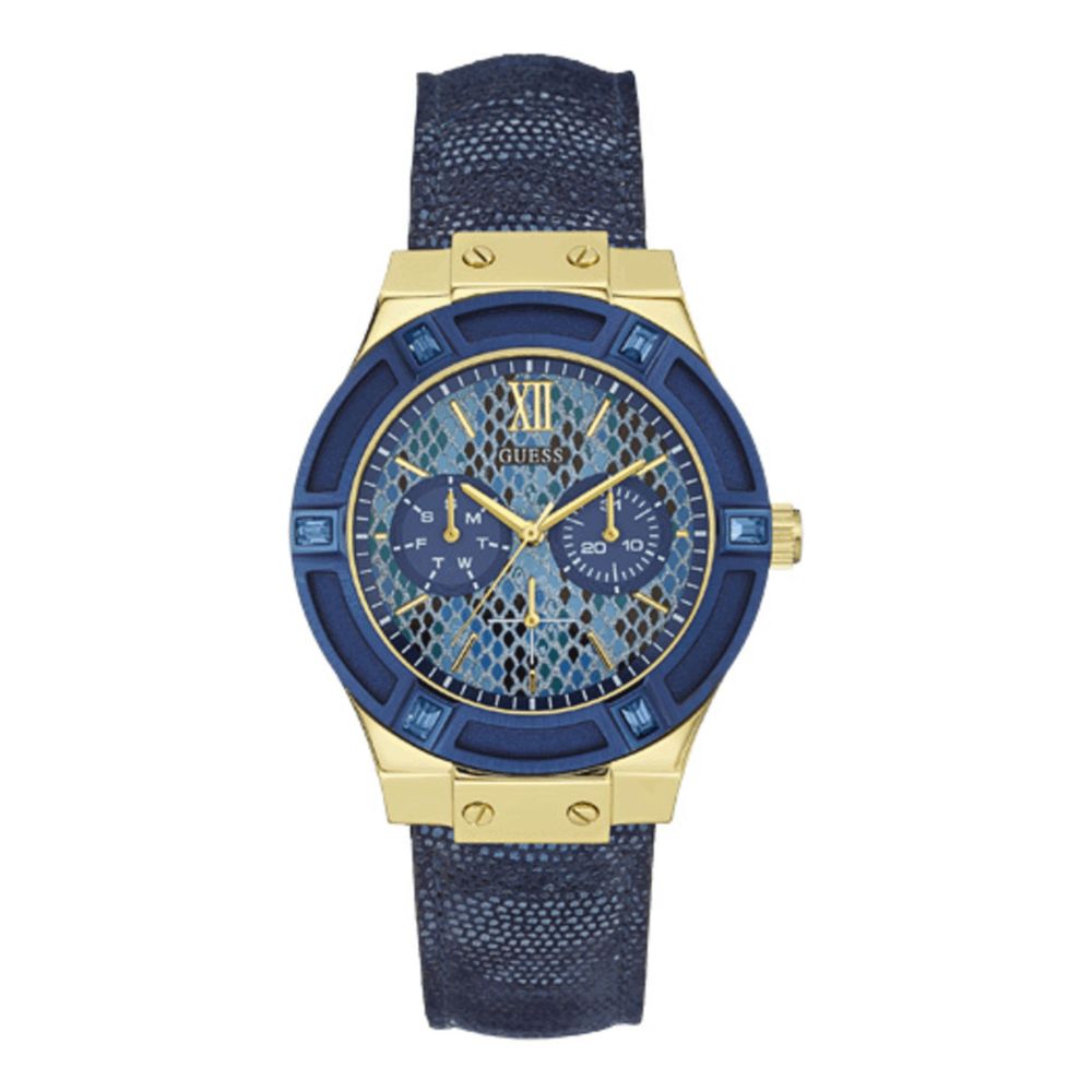 

Синие полиэтиленовые часы GUESS
