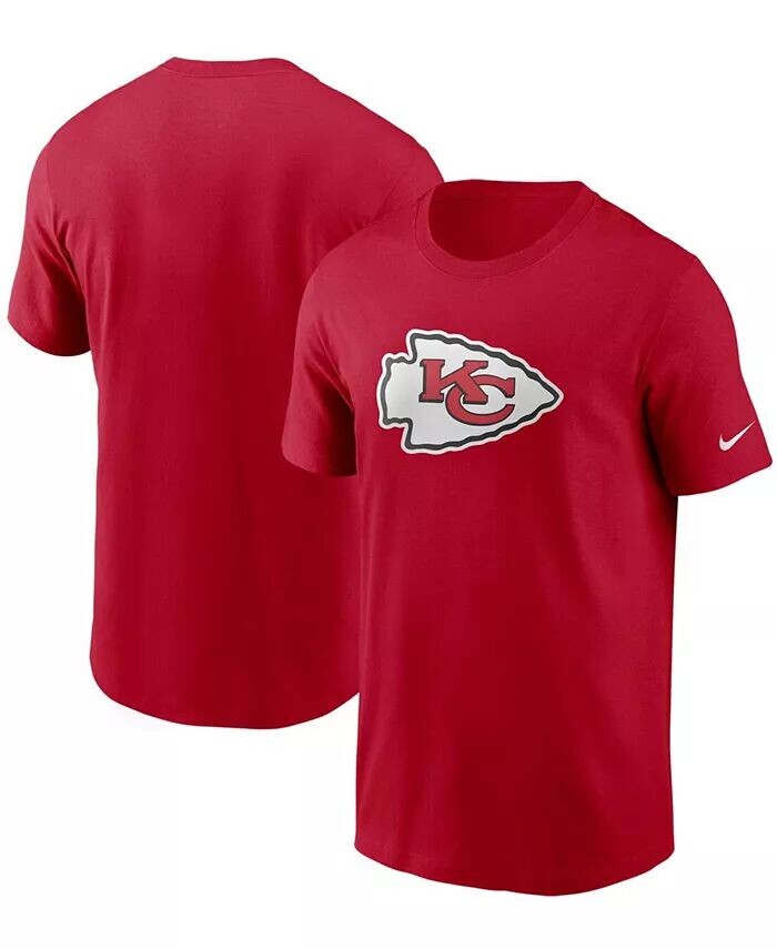 

Мужская красная футболка с логотипом Kansas City Chiefs Primary Nike