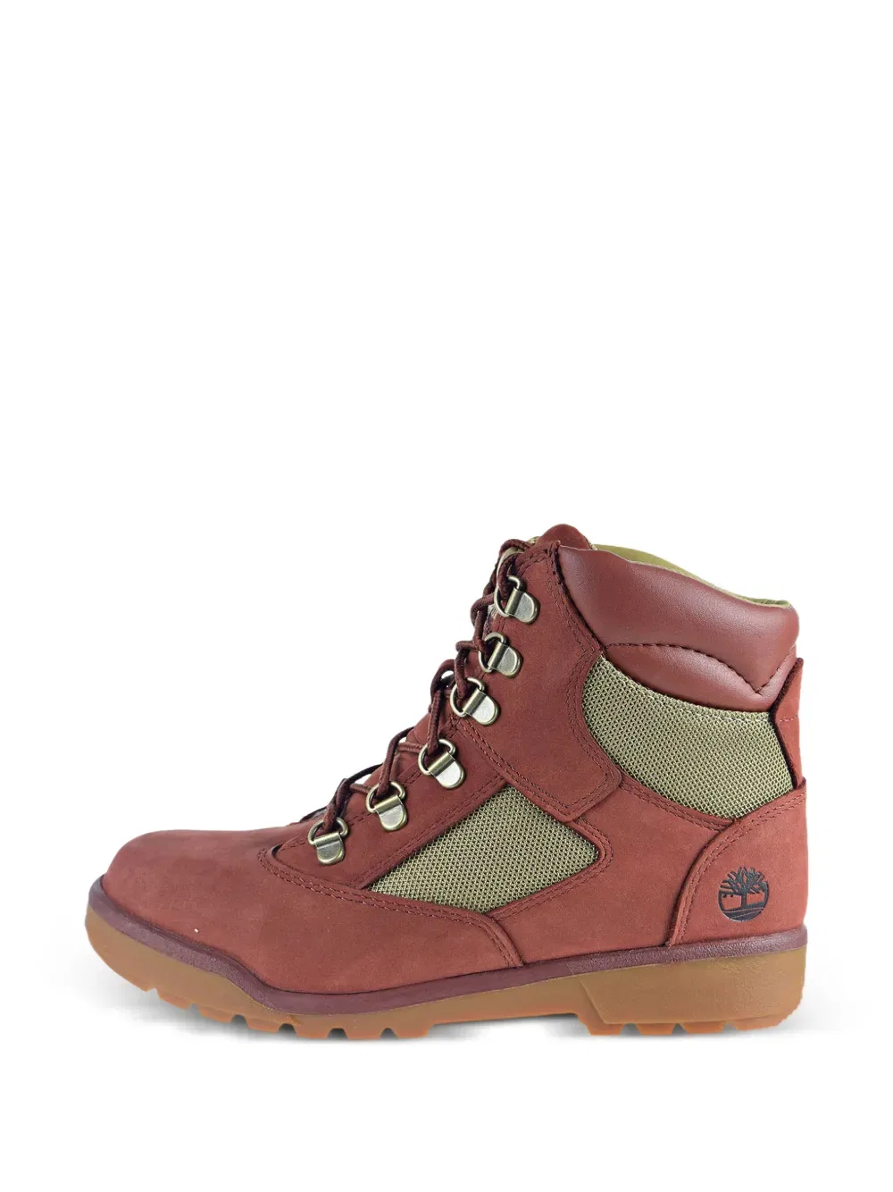 Полевые ботинки на шнуровке Timberland Kids, коричневый