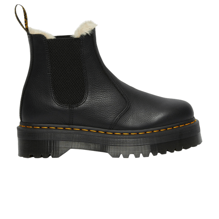 

Ботинки 2976 Faux Fur Lined Platform Chelsea Boot 'Black', черный