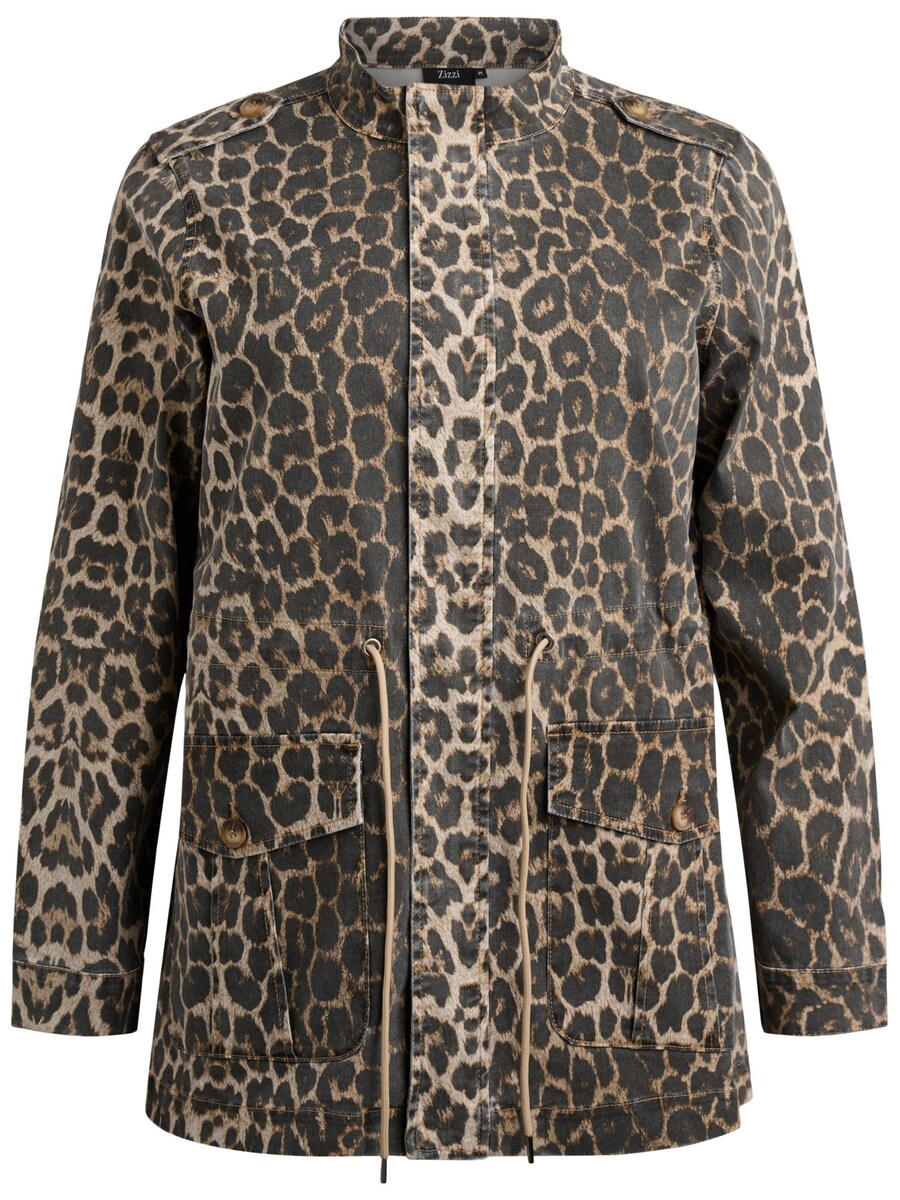 

Демисезонная куртка Zizzi JSEA, Brown/Light brown/Dark brown