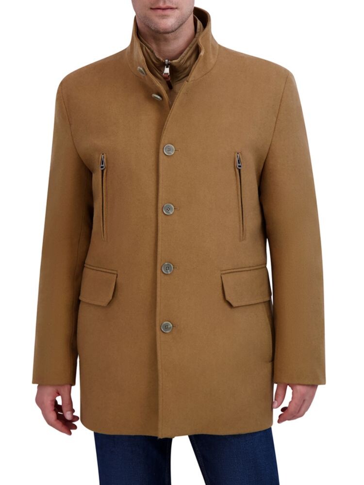 

Куртка Melton 3-в-1 Cole Haan, цвет Camel