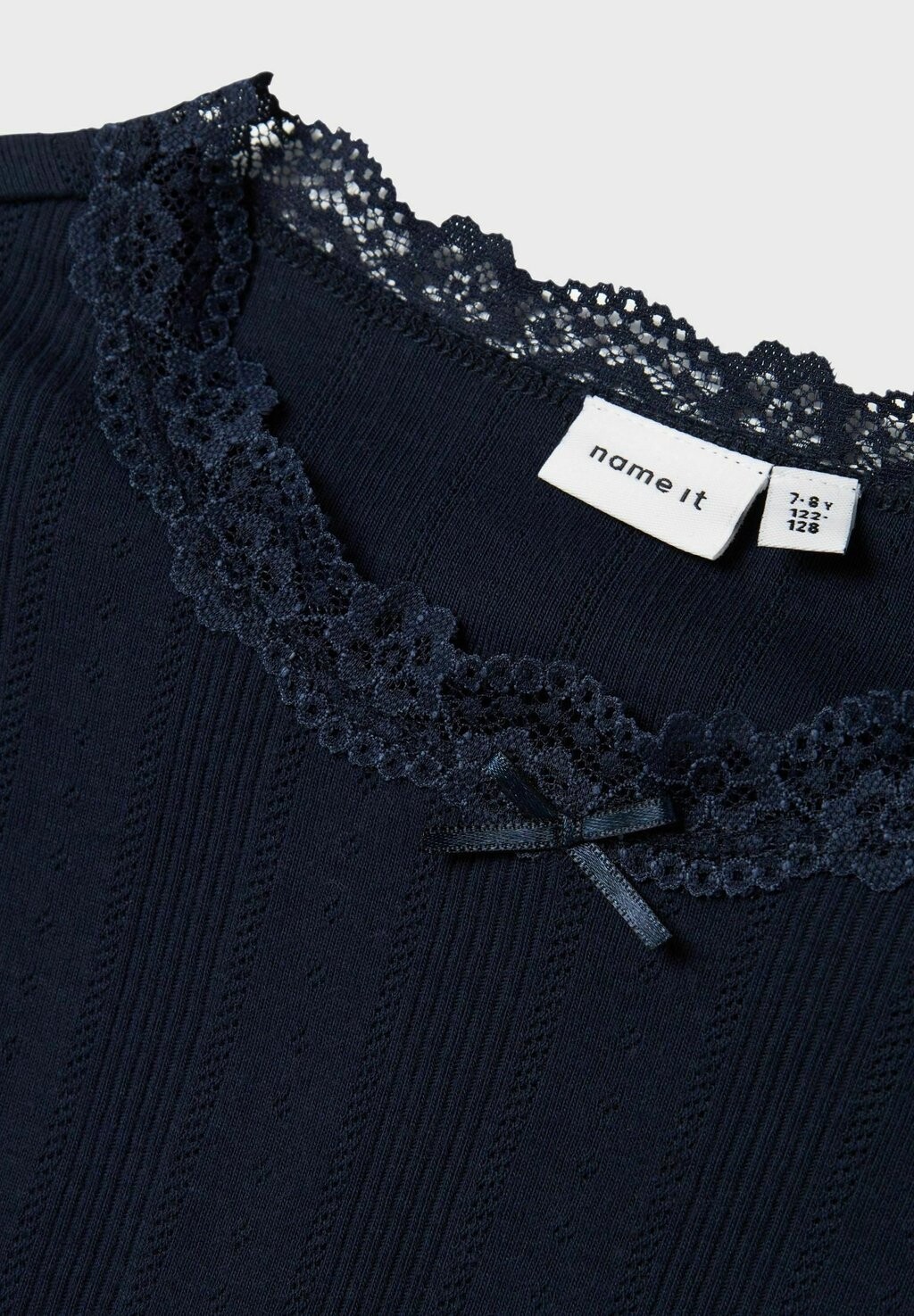 

Вязаный свитер SLIM FIT Name it, темно-синий
