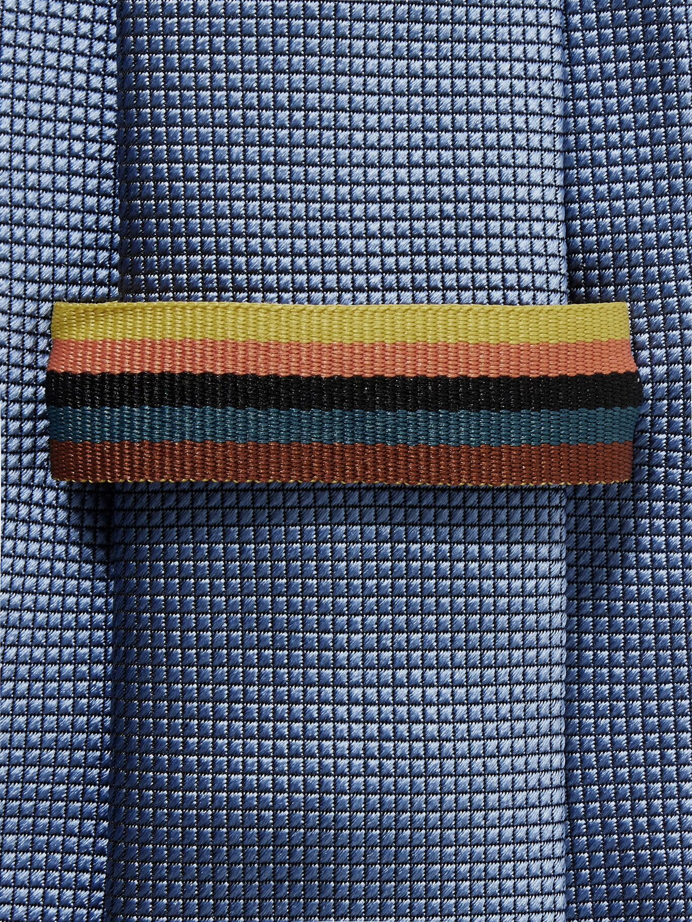 

Галстук из жаккарда шелка и граната шириной 8 см PAUL SMITH, синий