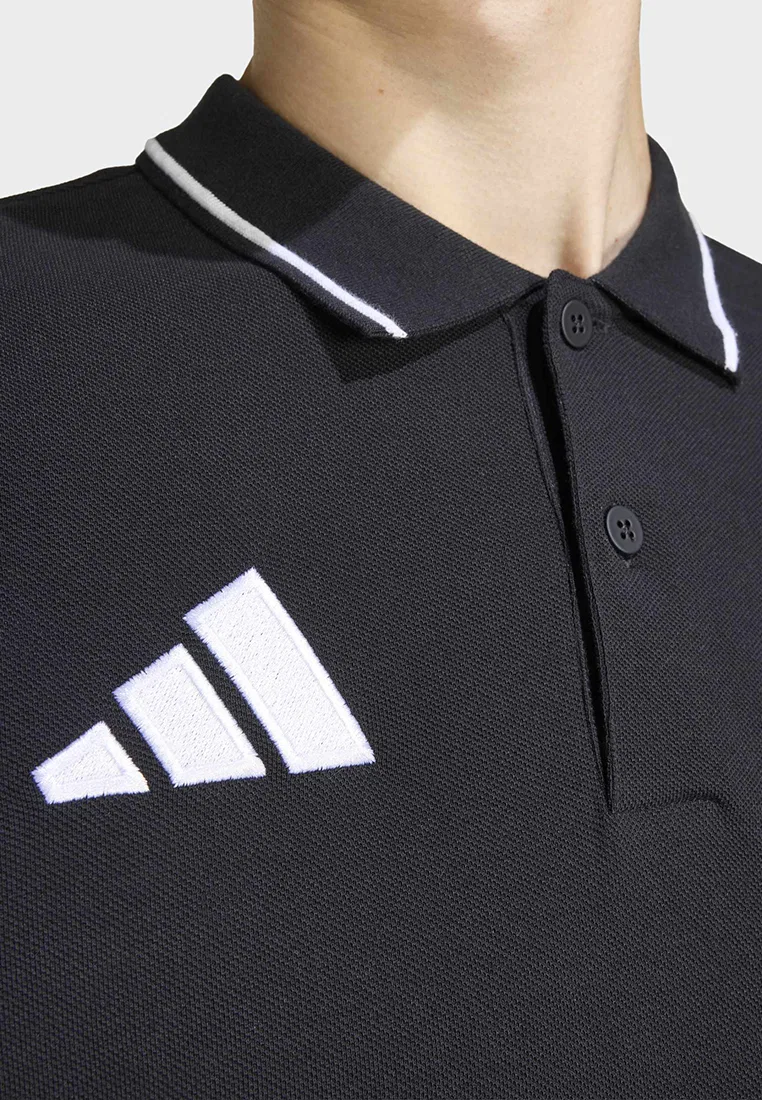 Поло мужское, DNA, Germany Adidas, черный — фото 3
