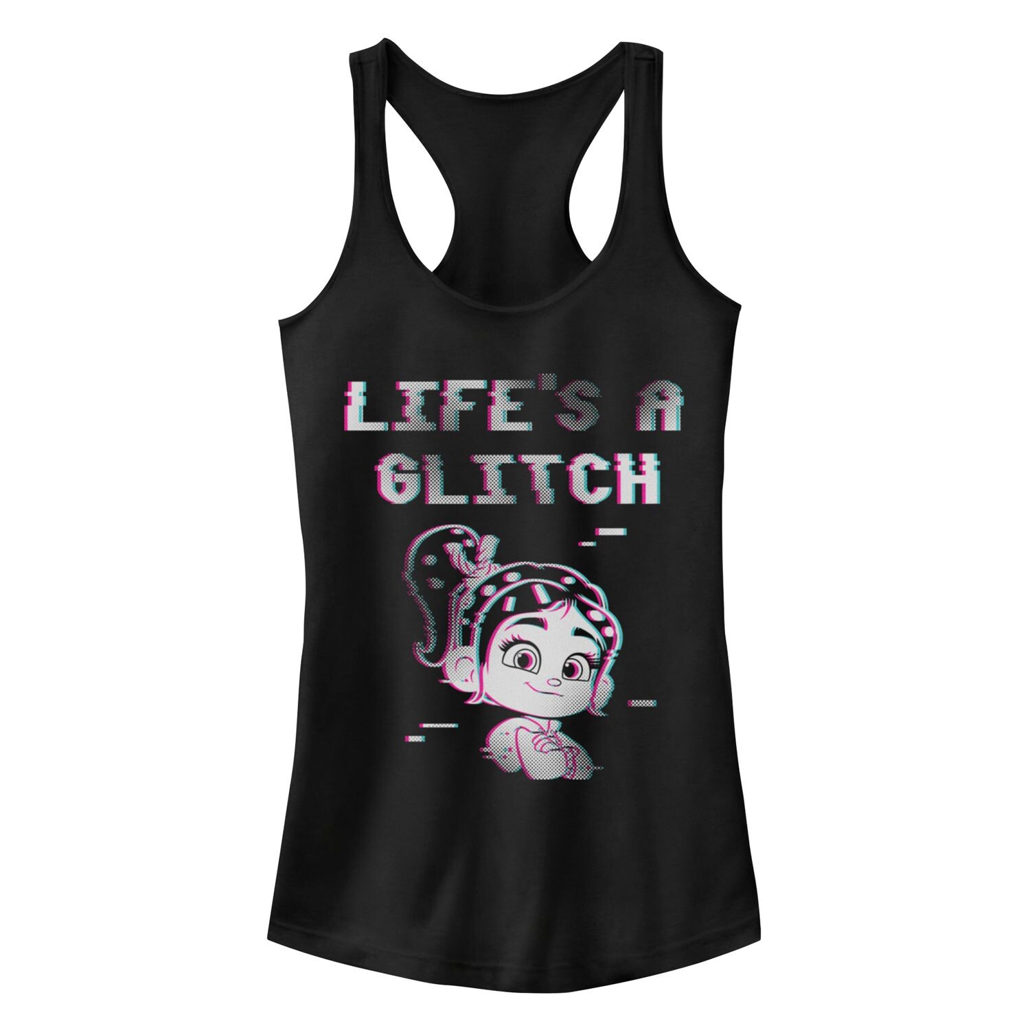 

Майка для юниоров Disney's Wreck It Ralph 2 Vanellope Life's A Glitch Racerback Licensed Character
