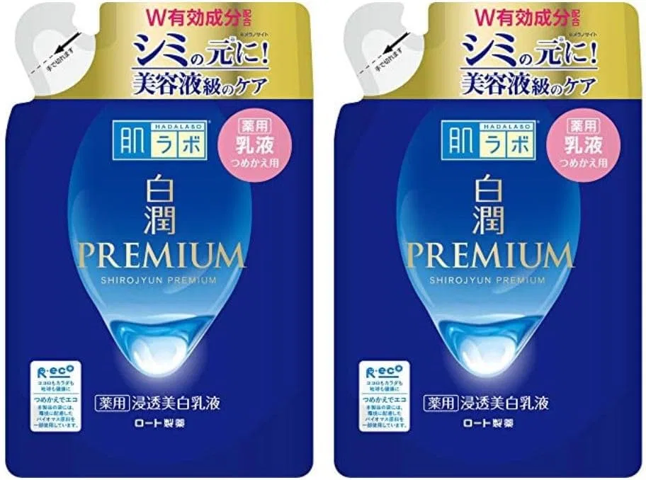 Маска для лица Hada Labo — Отбеливающий Shirojun Premium Medicated Penetrating Whitening Milky Lotion Refill , без, 140 мл
