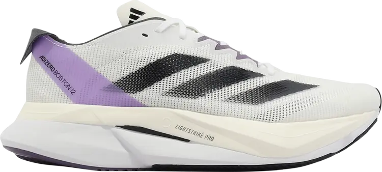 

Кроссовки Wmns Adizero Boston 12 'White Shadow Violet', белый