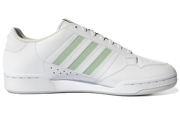 Кроссовки оригинальные континентальные 80 полосок Adidas, белый — фото 2