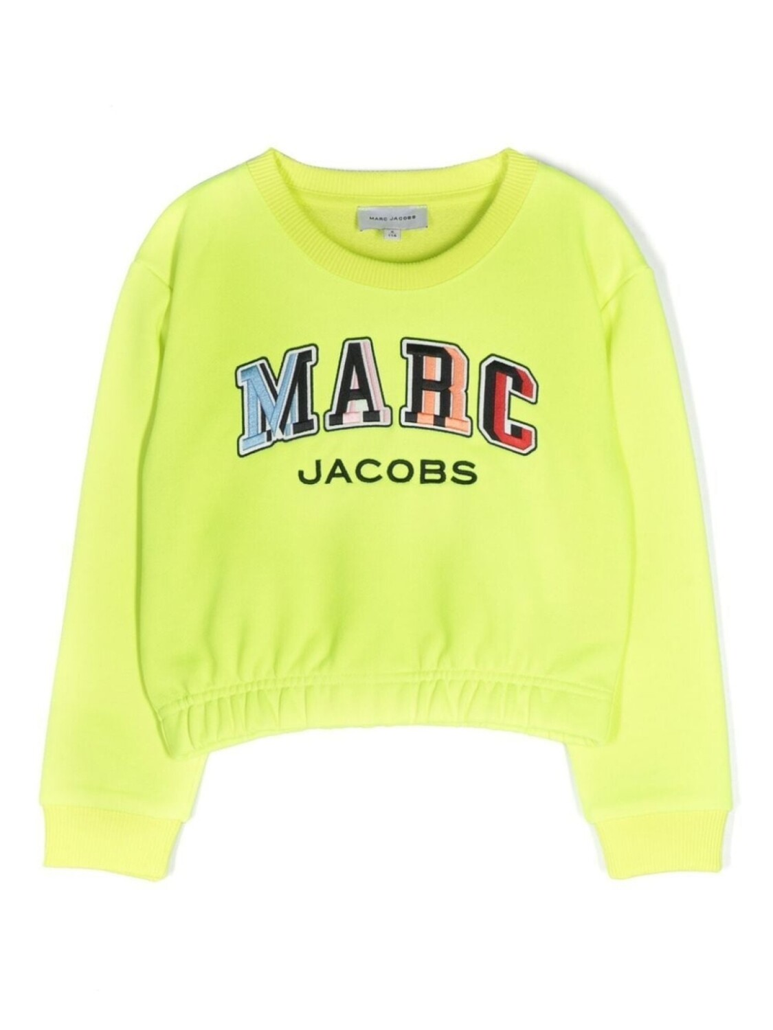 

Marc Jacobs Kids толстовка с вышитым логотипом, желтый