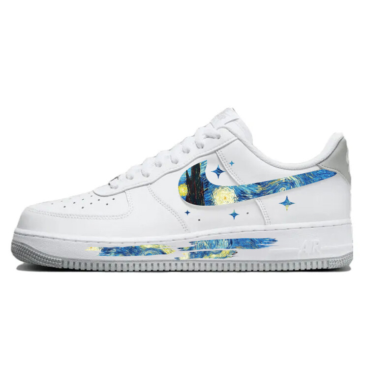 

Кроссовки Nike Air Force 1 Skateboarding Shoes Men Low-top White/gray, белый/серый