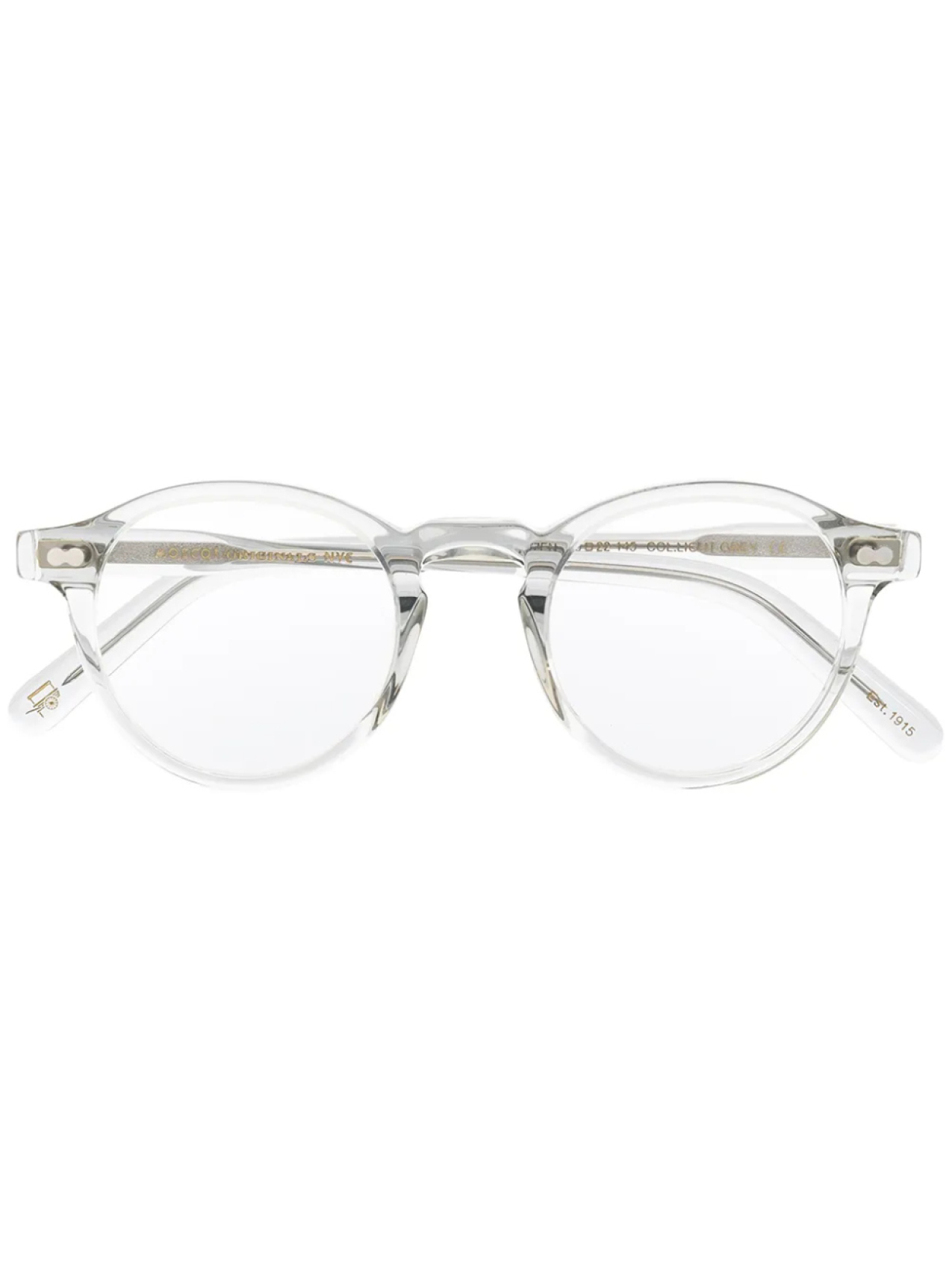 

Moscot очки Miltzen в круглой оправе, серый