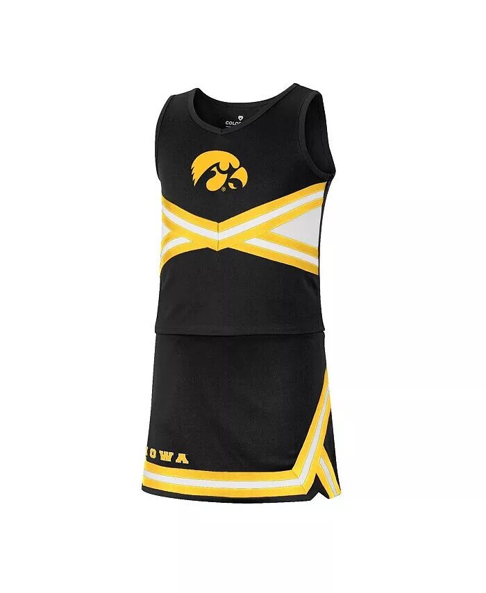 Комплект болельщиков-каруселей Big Girls Black Iowa Hawkeyes Colosseum, черный — фото 3