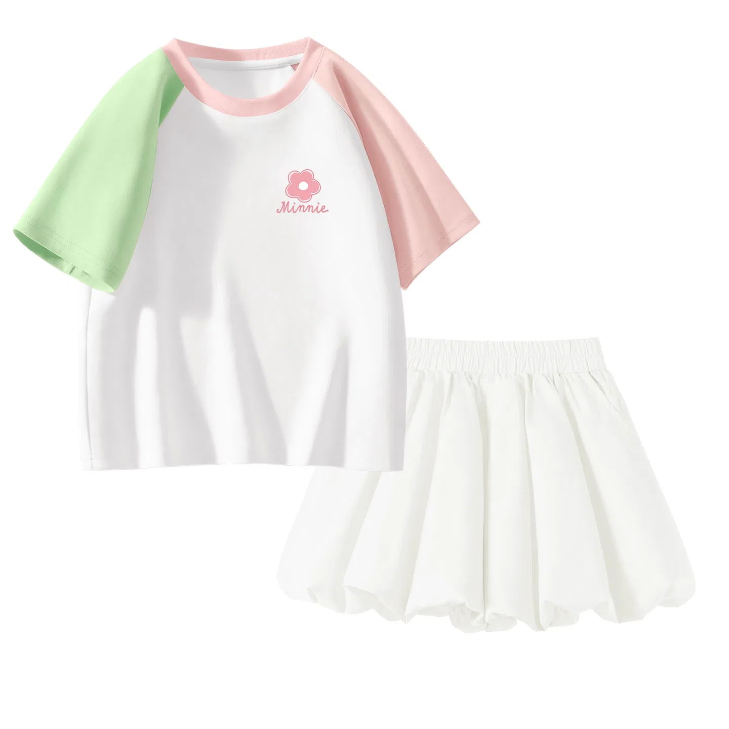 Спортивный костюм для детей 2 предмета Disney Casual Sportswear Зеленый/Белый — фото 3