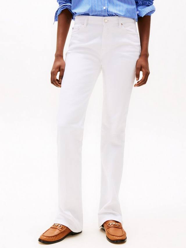 

Джинсы с вырезами для ботинок Tommy Hilfiger, цвет Th Optic White