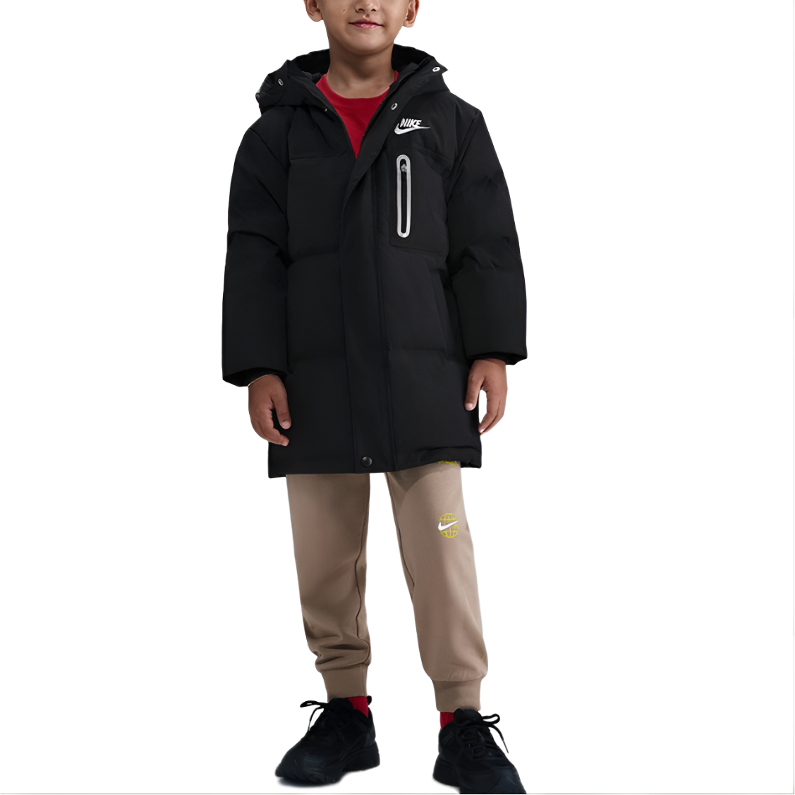 

Детская пуховая куртка Nike, черный