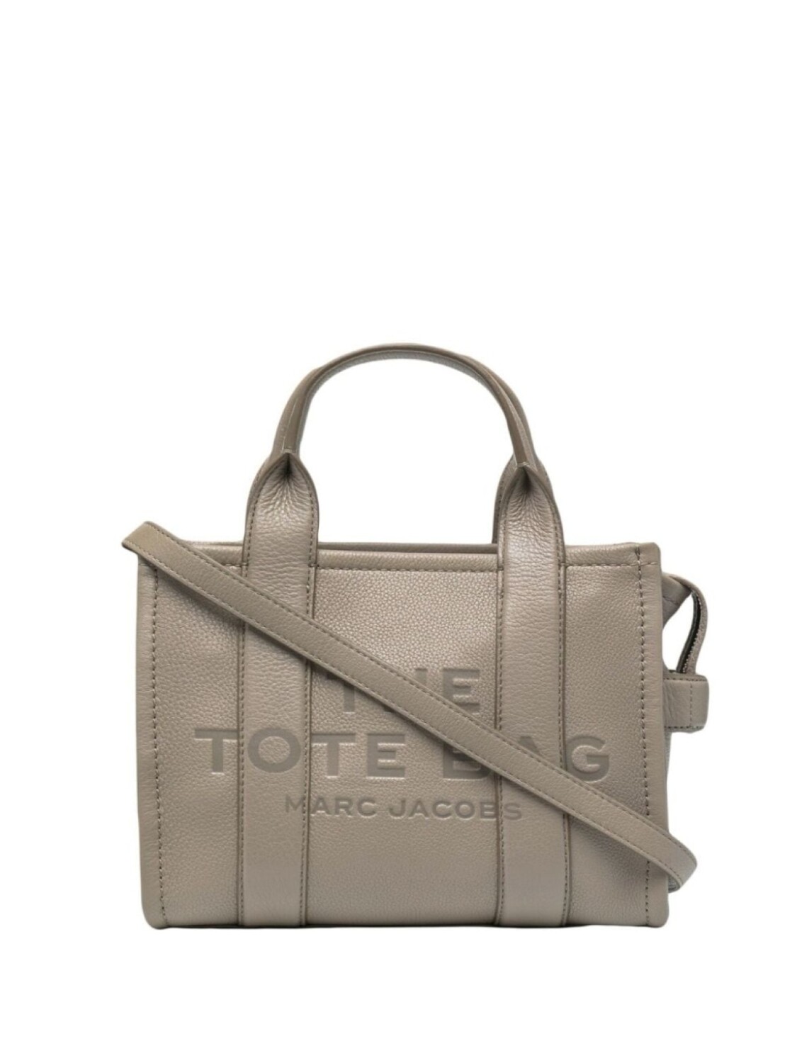 

Маленькая сумка The Leather Tote Marc Jacobs, серый