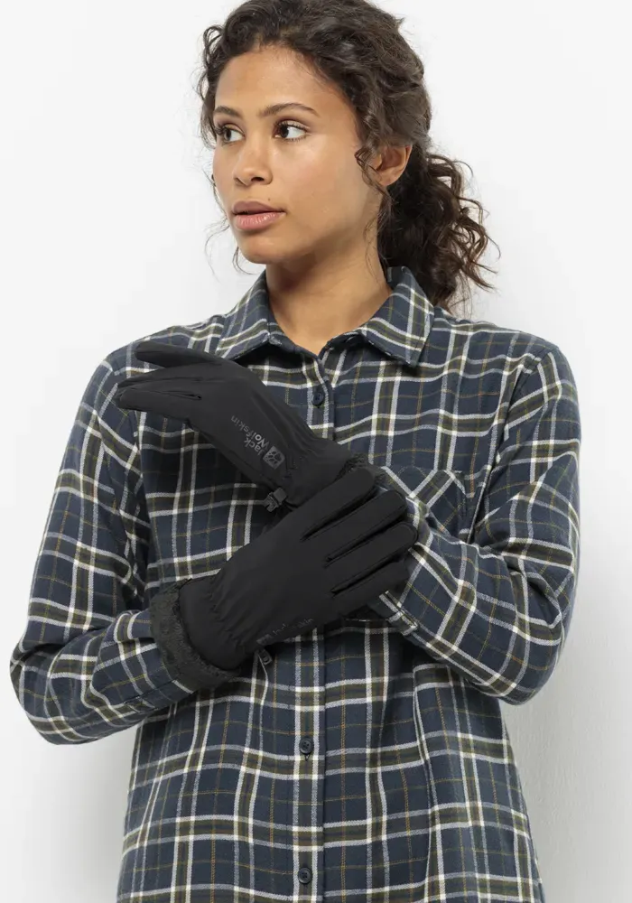 

Флисовые перчатки Jack Wolfskin "HIGHLOFT GLOVE WOMEN", черный