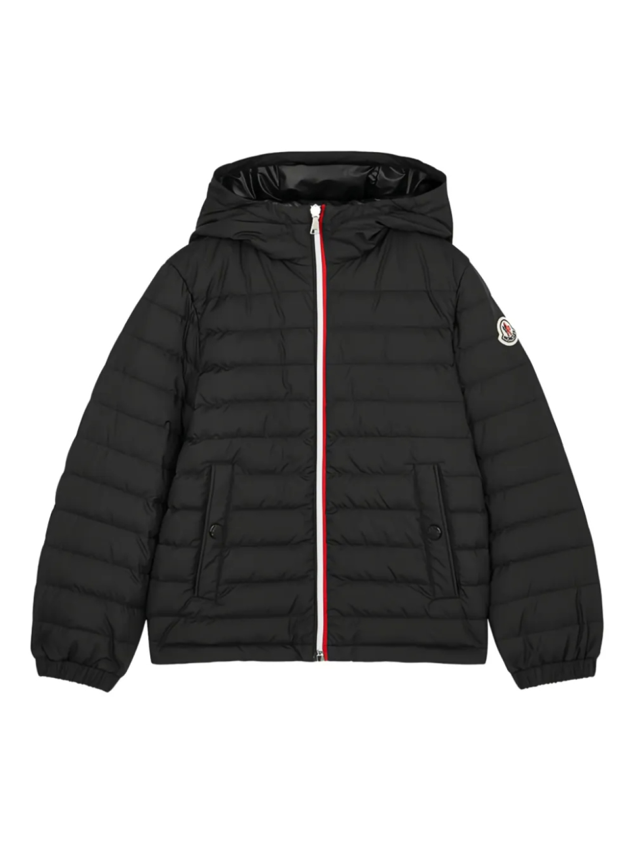 

Куртка-стеганая с капюшоном Moncler Enfant, черный