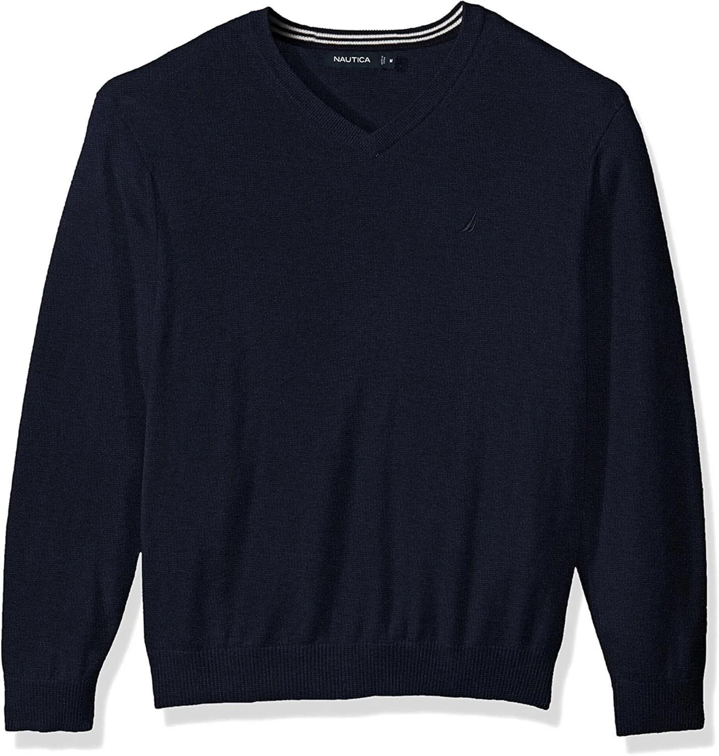 

Мужской свитер Nautica с длинным рукавом и V-образным вырезом