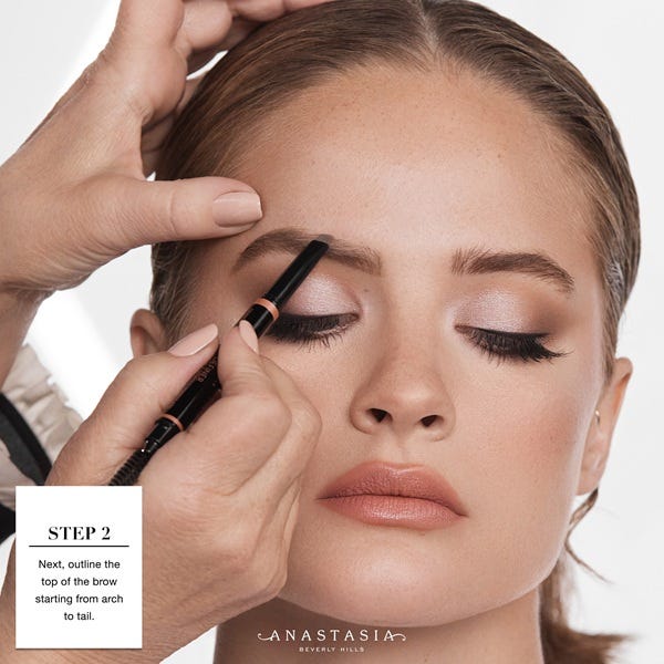 Выдвижной карандаш для бровей Brow Definer с треугольным кончиком ANASTASIA BEVERLY HILLS, Chocolate — фото 4