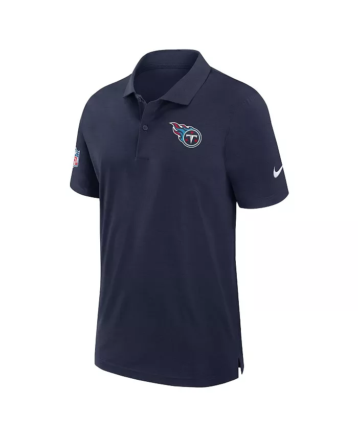 Мужская поло для игры в гольф Tennessee Titans 2024/25 в синем цвете Nike — фото 2