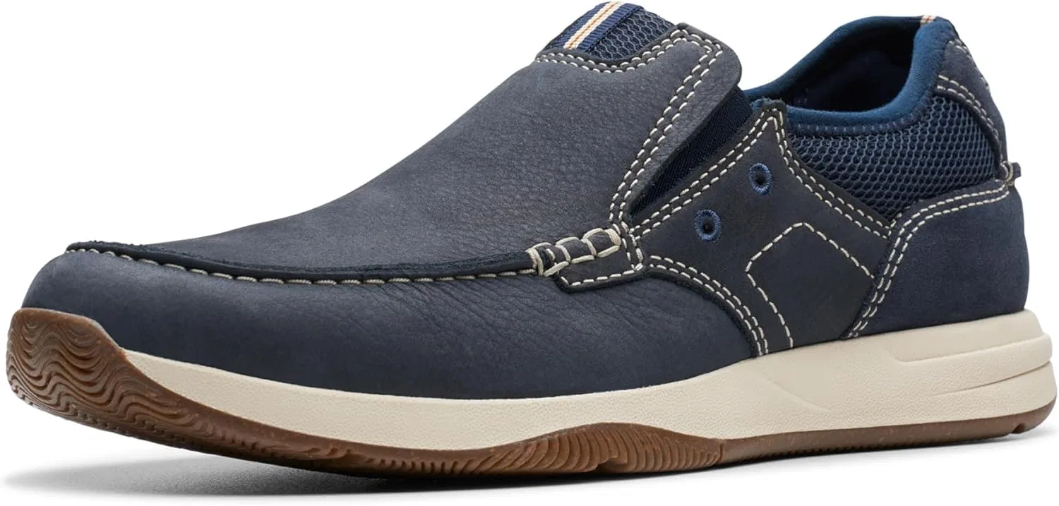 Мужские тапочки Clarks Sailview StepSlipper, 2-Navy Nubuck