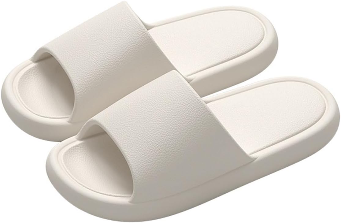 

Мужские и женские шлепанцы AUXDIQ для дома, быстросохнущие, для душа, у бассейна, пляжа и дома, белый