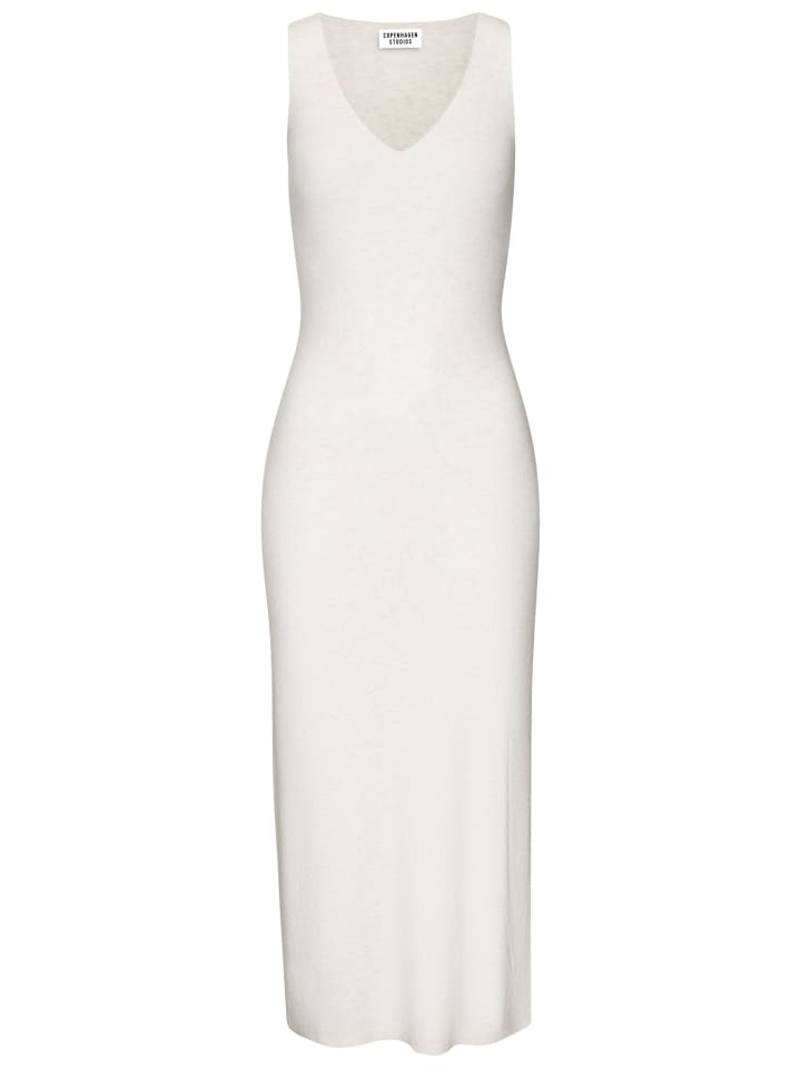 

Copenhagen Studios Вязаное платье кремового цвета