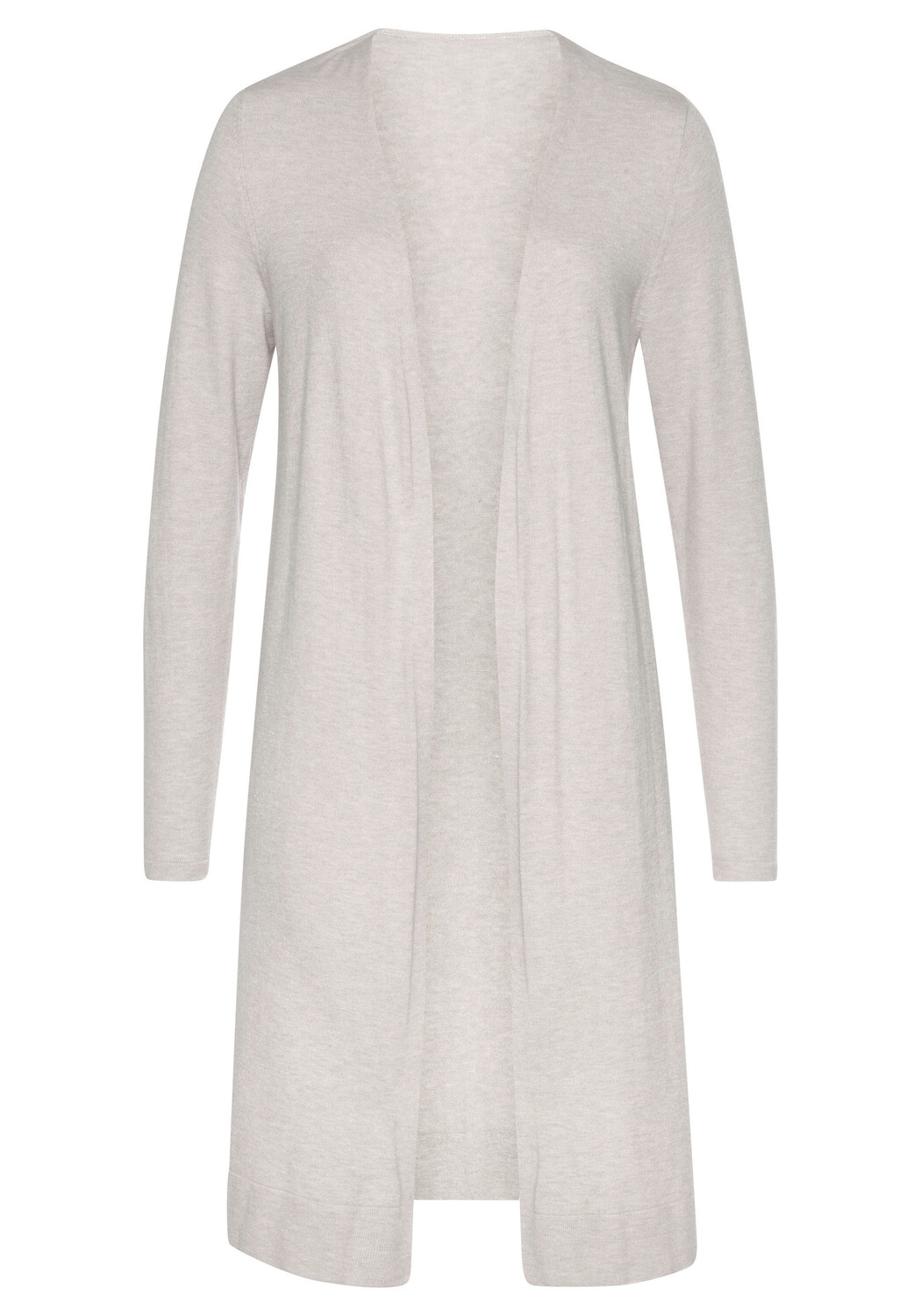 

Кардиган LASCANA Longstrickjacke, бежевый