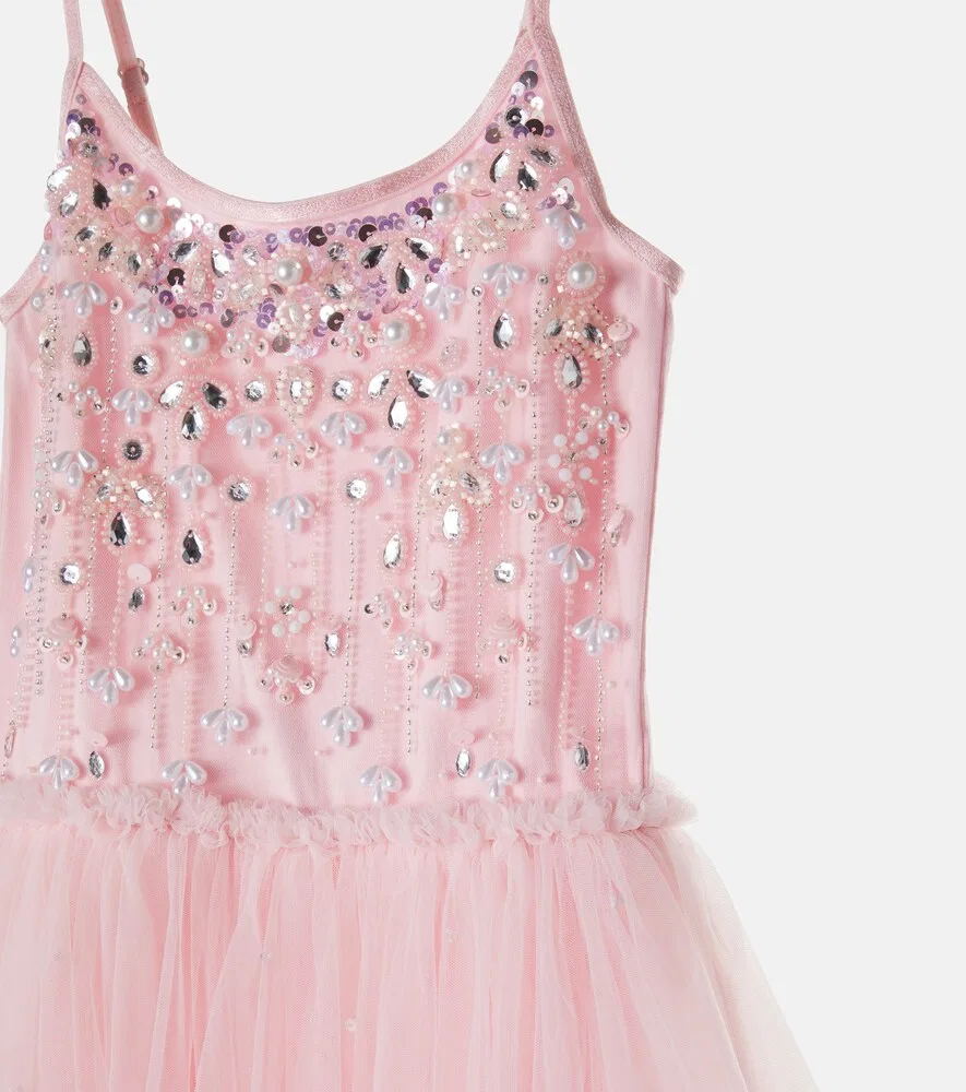 Платье из тюля с блестящей отделкой от Shimmering Shore Tutu Du Monde, розовый — фото 4